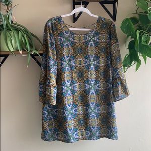 mini dress with crosstie back